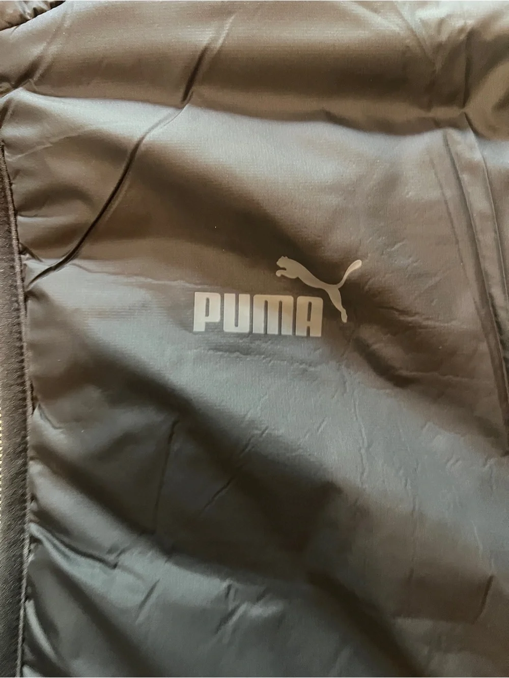 PUMA Sherpa Hybrid Full-Zip Mock Neck Fleece Jacket Black XL New with tags